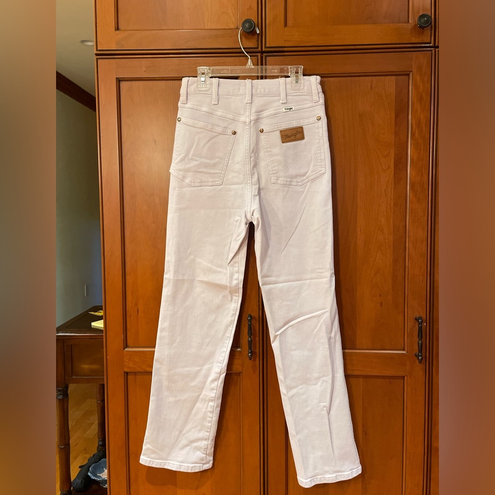 VINTAGE Wrangler Light Purple/Lilac Bootcut Jeans - Picture 8 of 16